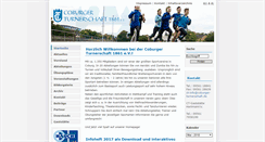 Desktop Screenshot of coburger-turnerschaft.de
